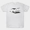 Herren Schwarzes T-Shirt mit Aufdruck 62 Impala No-Cut Transferpapier Druck Baumwoll-T-Shirt