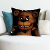 Cute FFnafS Game Pillow Cases for Bedroom Living Room Sofa Home Decor Polyester Cushion Cover with Zipper