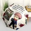 1 PC Automatic Folding Umbrella - Jujutsu Kaisen Pattern Portable Foldable Design With 8 Ribs Christmas Birthday Gifts