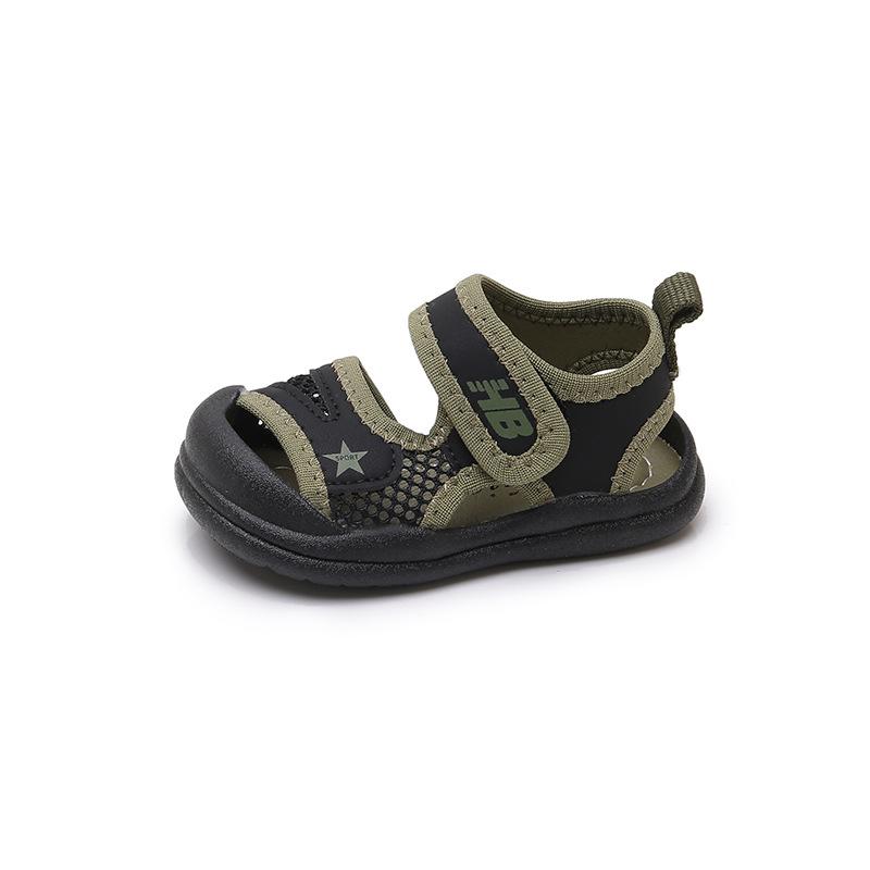 Baby sandals breathable 1-2 1-3 years old summer foot-wrapped toddler shoes infant children shoes girls and boys beach shoes