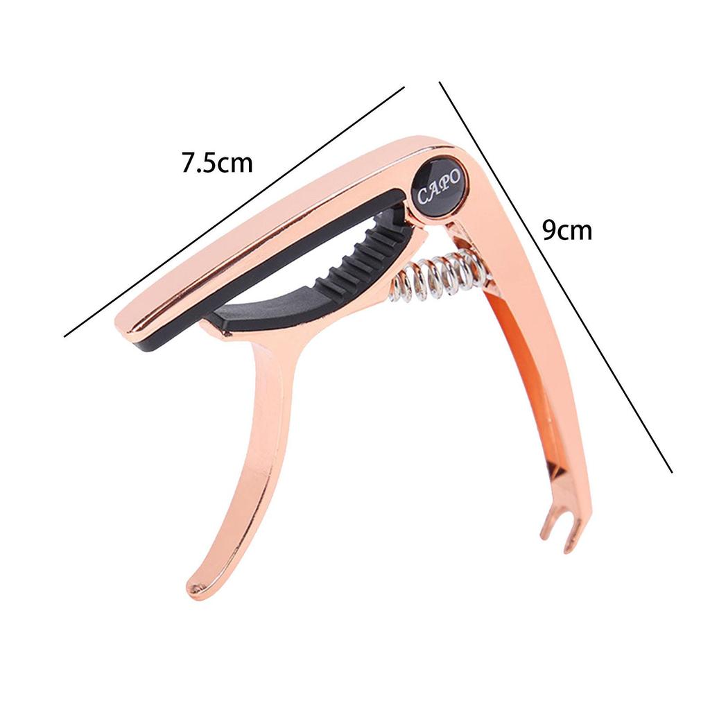 Acoustic And Electric Guitar Capo Tuning Accessories Replacement Parts Zinc Alloy Detachable