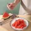 6Pcs Stainless Steel Chocolate Fork Cheese Pot Hot Forks Fruit Dessert Fork Butter Knife Fondue Fusion Skewer Kitchen Tool