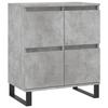 VidaXL Buffet Gris béton 60x35x70 cm Bois d'ingénierie 831224