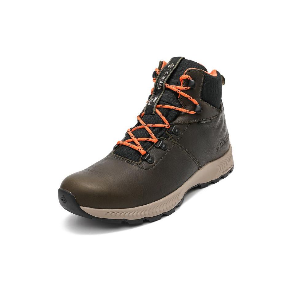 Columbia Comfortable Casual Slip-Resistant Durable High-Top Outdoor Functional Shoes Men Shoes Army-Green BM3573-213