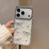Rhinestone Butterfly Phone Case for iPhone 17 Pro Max - Compatible with iPhones 16/15/14/13, Light Luxury Design