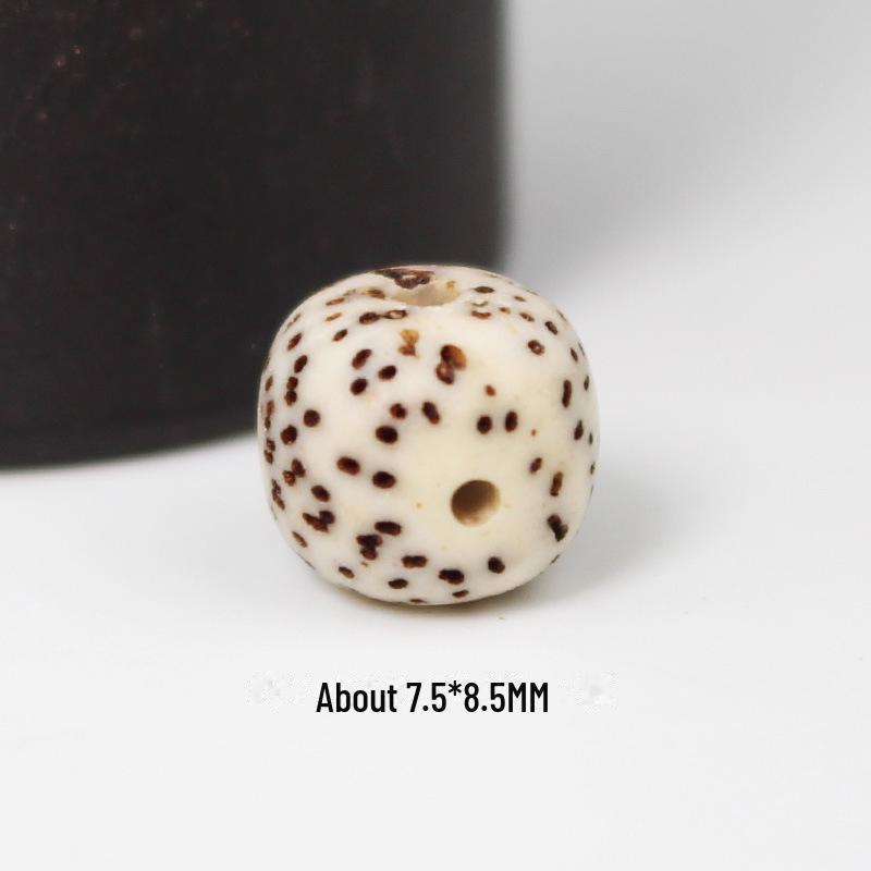 Bodhi Seed Beads: Star Moon Barrel Beads for DIY Buddhist Hand Strings and Accessories, Hainan Original Undegreased.