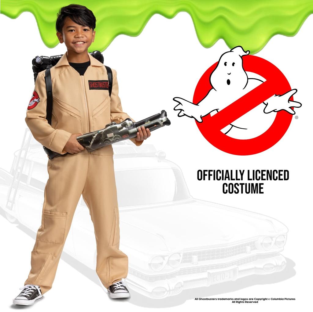 Halloween Cosplay Costume Ghostbusters Ghostbusters Afterlife Set Full Body For Children Kids S M L 120259 [Disguise] 2-Piece [Item]