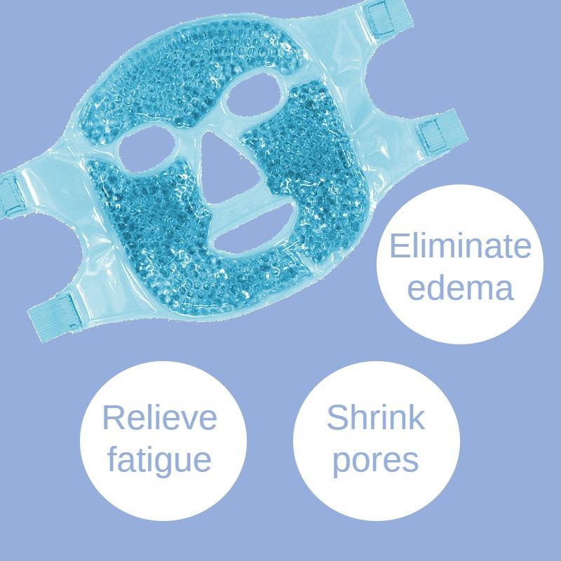 1PC Ice Gel Face Mask Relieve Fatigue Skin Firming Spa Hot Cold Therapy Ice Pack Cooling Massage Beauty Skin Care Tool