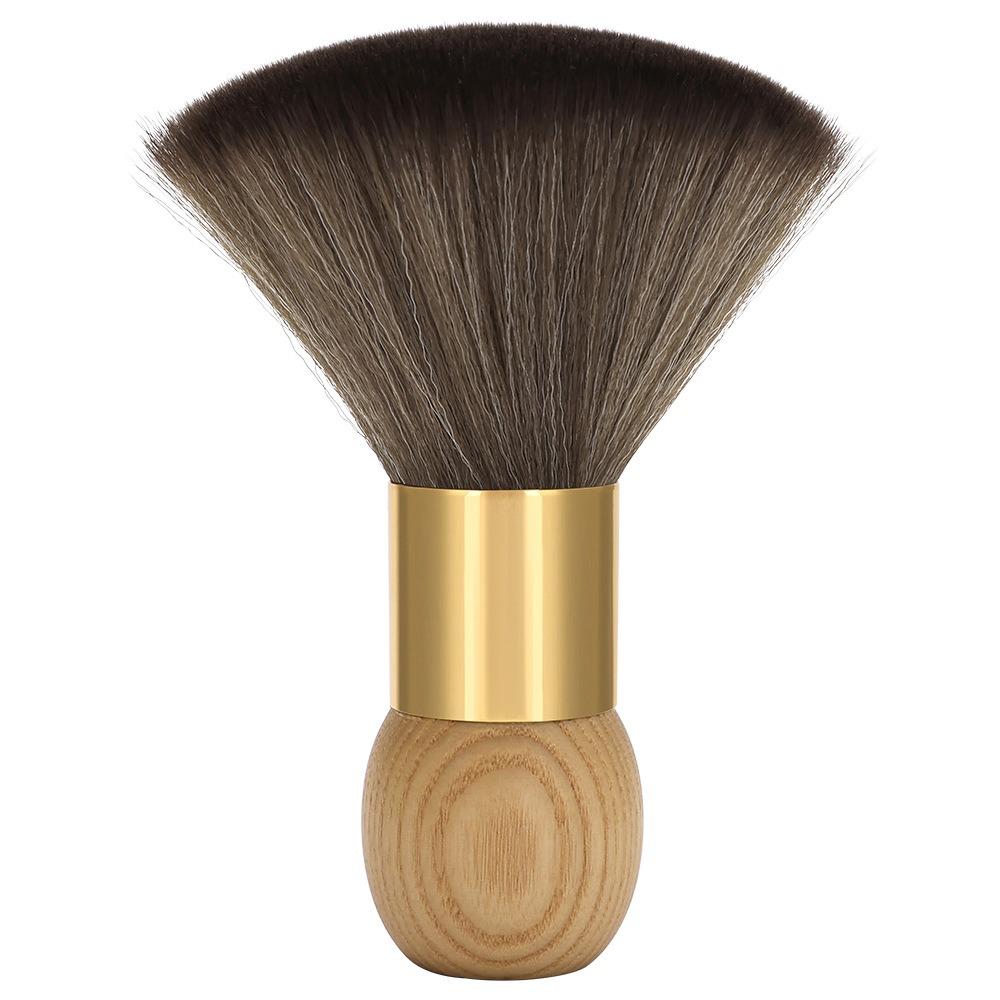 Wooden Handle Salon Brush Soft Brush Hair Cleaning Brush Fashion Barber Brush  Home Use