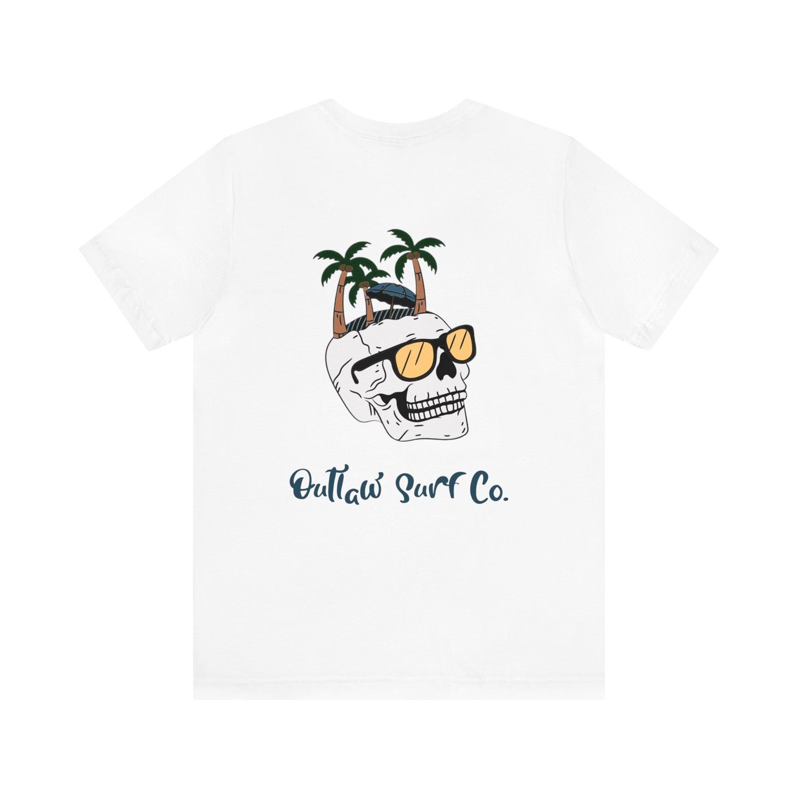 Outlaw Surf Skull Shades T-Shirt S