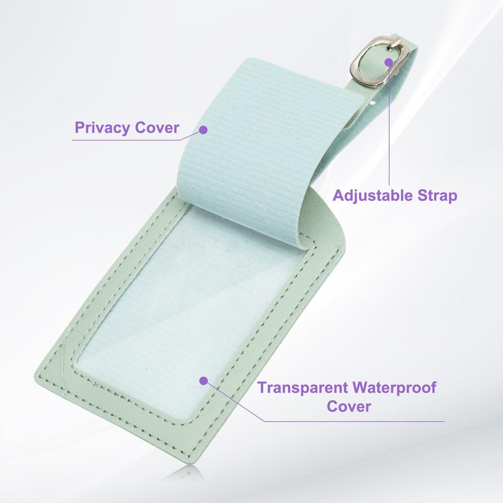 Travel Passport Luggage Tag Set with Initial Passport Cover and Alphabet Chenille Letter Travel Wallet Bag Suitcase Identifier for Women and Family