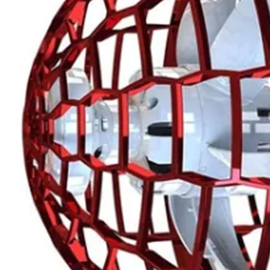 Flying Ball Toy Colorful Light USB Charging Intelligent Sensor Plastic Rotating Flying Ball Globe