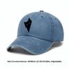 Fun Little Black Cat Printed Visor Baseball Cap  For Man Women Hiking Fishing Vacation