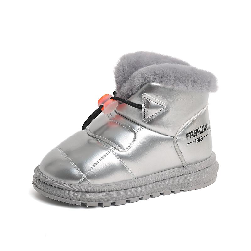 Klassische Kinder Schneestiefel Warme Winter Kinder Schuhe Stiefel für Mädchen Mode Jungen Freizeit Knöchel Baumwollstiefel Rutschfest Vielseitig