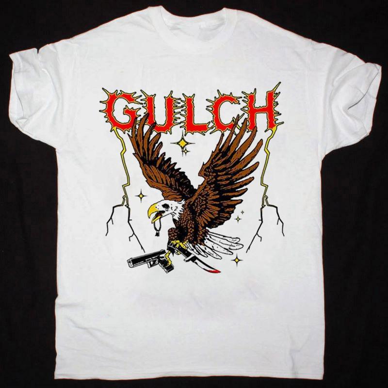 

NEW Gulch Band Album Short Sleeve White All Size GifT shirt Tops Tee S