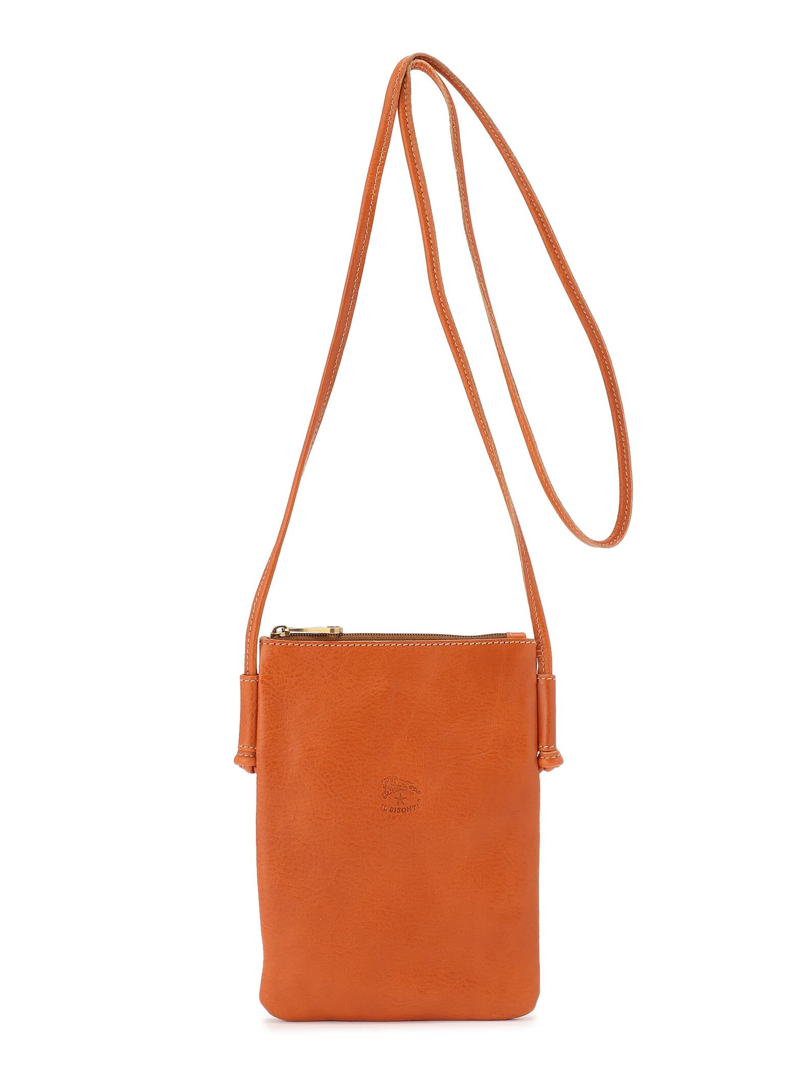 

Shoulder genuine brown [IL BISONTE] bag, crossbody, leather, leather, cowhide, women s, men s, unisex, faded,