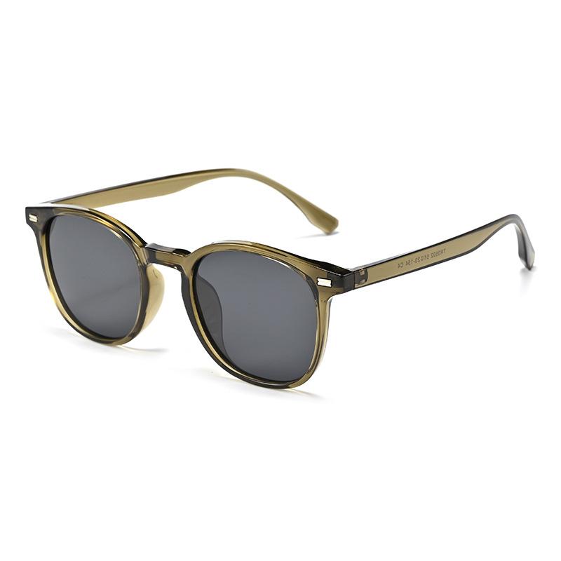 Tr90 Men'S Polarized Sunglasses Uv Protection Driving Glasses Fashion Retro Sunglasses Women'S Tide