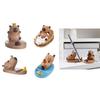 Lovely Capybara Phone Holder Mobile Phone Stand Desk Resin Ornament Phone Holder For Birthday Present