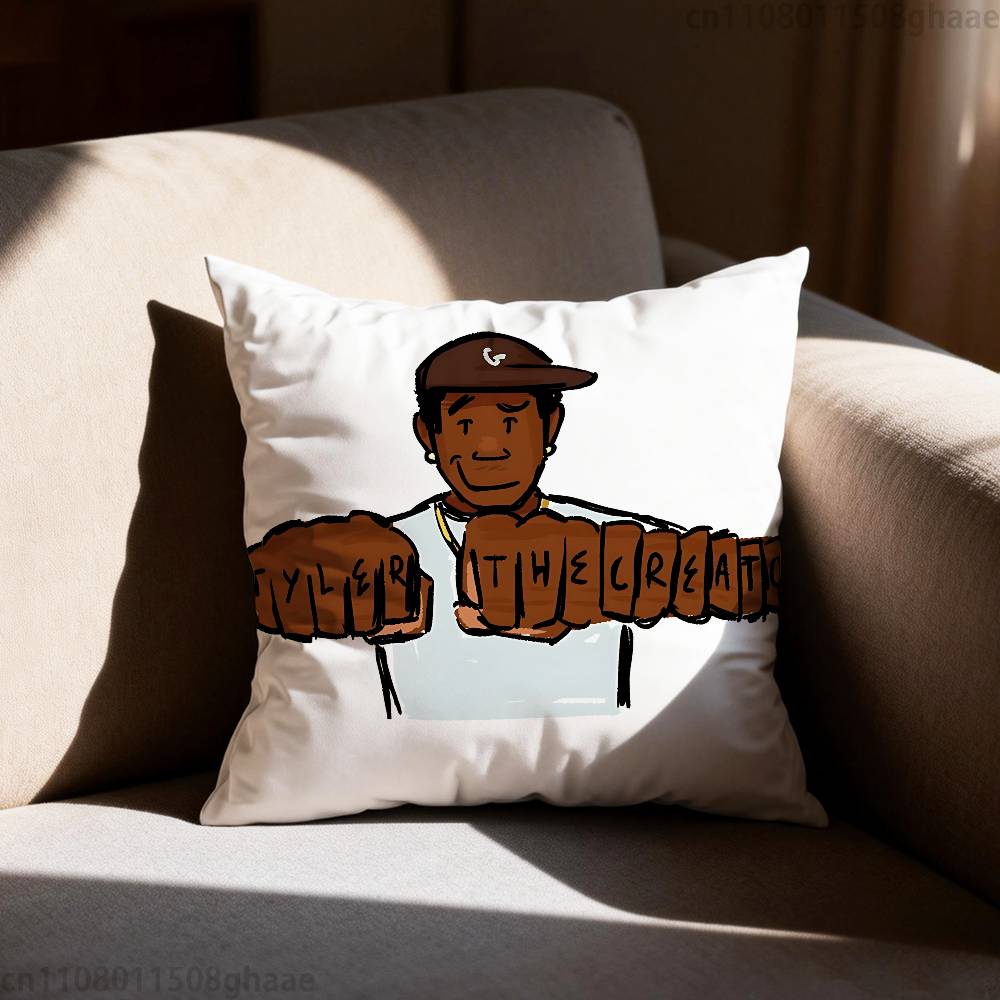 TTyler Funny CCreator Pillow Case Sofa Living Room Bedroom Headboard Backrest Cushion Square Cushion Nap Time