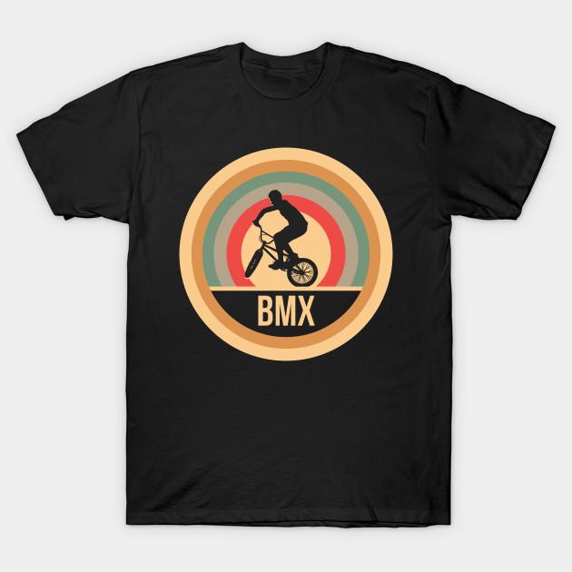 

Men Black Print T-shirt Retro Vintage Bmx Gift For Bmx Riders &Amp; Racers No-Cut Transfer Paper Print Cotton Tshirt - Men s ... S разноцветный