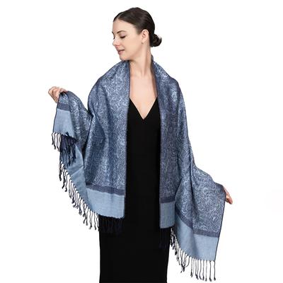 Mode Jacquard Schal Frauen Winter Lange Weiche Tücher Damen Kopftuch Schals Bequeme Und Warme Decke Wraps