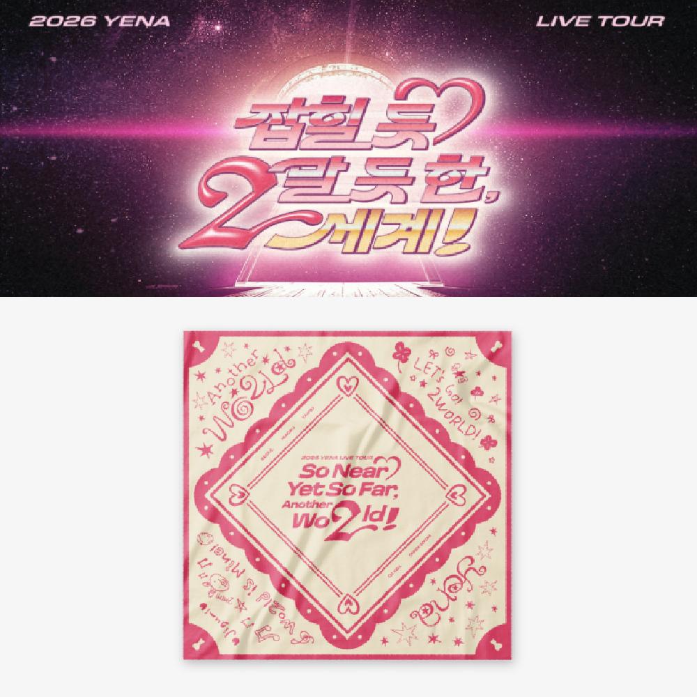 Предзаказ 2026 YENA LIVE TOUR Так близко, но так далеко, Другой мир! В Сеуле Бандана