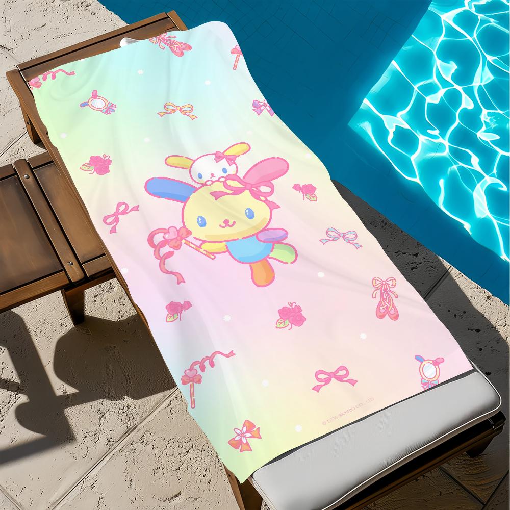 cartoon U-uSAHANA-a cute Towel Beach Quick Dry Soft Pool Towels Gift for Travel Gym Shower Camping sports