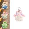 Creative Plush Coin Pouch Keychain Cartoon Lovers Cute Bag Accessories