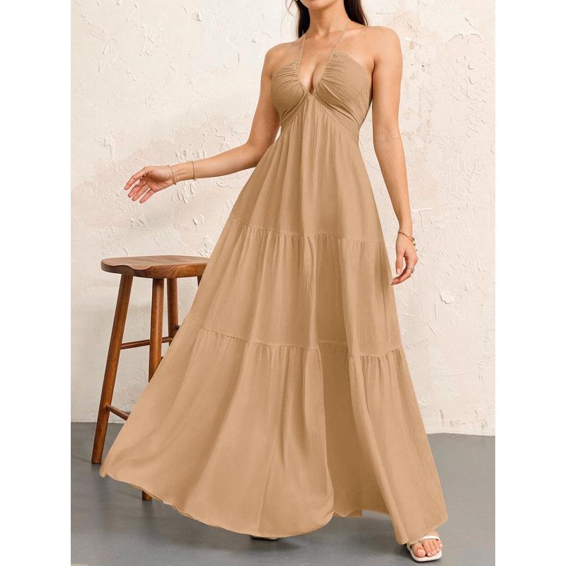 Eaby summer new hot-selling women's neck dress