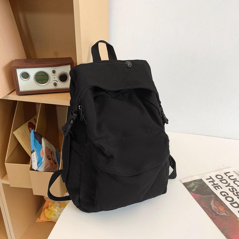 Student School Bag  New Large Capacity Women's Travel Backpacks Fashion Retro Men's Versatile Canvas Backpacks