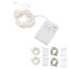 2 Sets Pentagram LED String Lights Battery Operated Fairy Star Lamp String Festival Decorations 5m