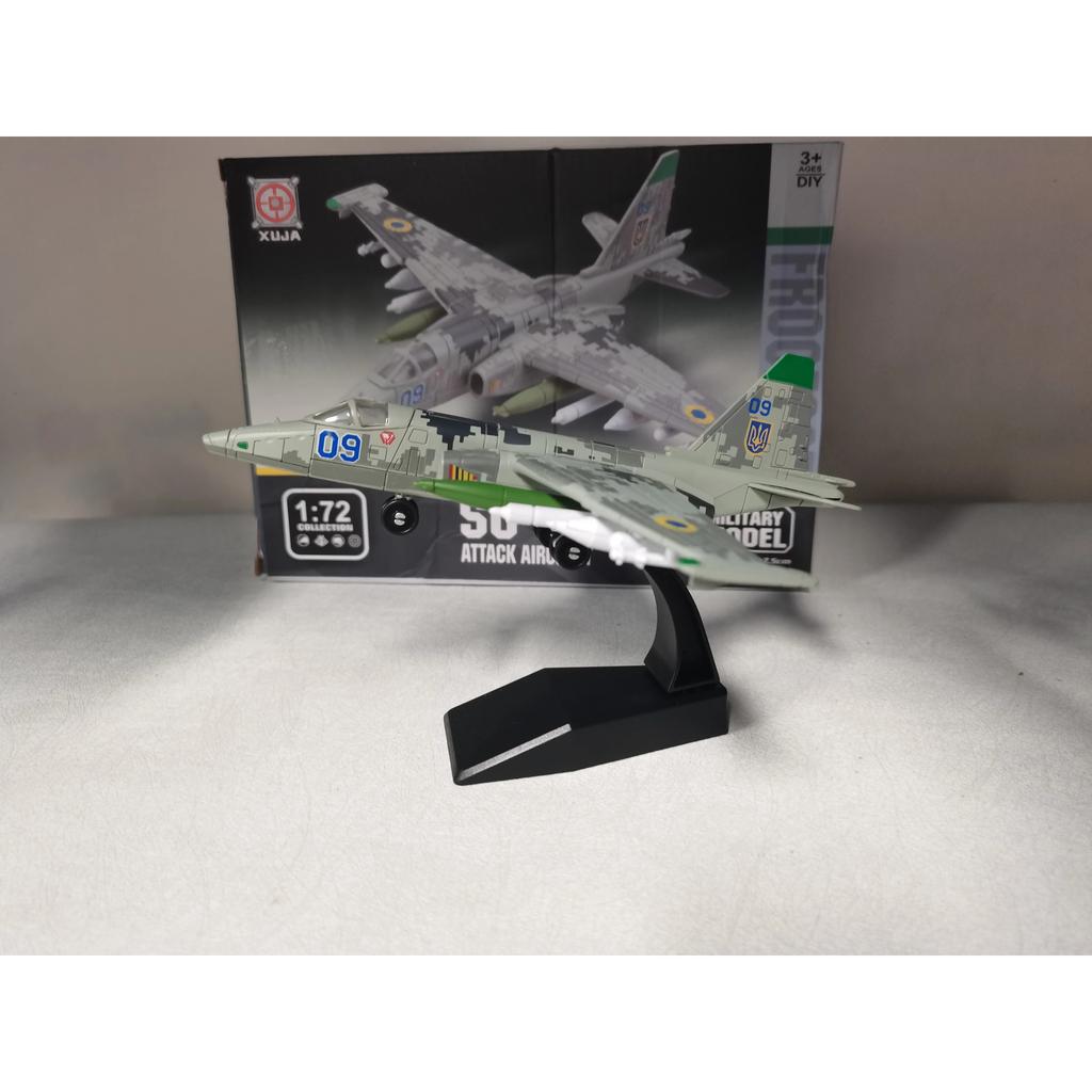 1/72 Model Aircraft Kit Military Model Russian Air Force Su-25 Frogfoot ABS Plastic Model Airplane Building Blocks