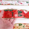 Festive 10 Meter Christmas Santa Snowman Decorative Ribbon For Holiday Gift Wrapping