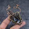 Ammolite Handmade Copper Wire Wrap Jewelry Pendant 2.76" Z6f19