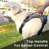 Large Dog Service Dog Harness Pet Supplies Dog Chest Harness Anti-escape Vest Style Traction Rope Reflective Adjustable Breathable Chest Strap