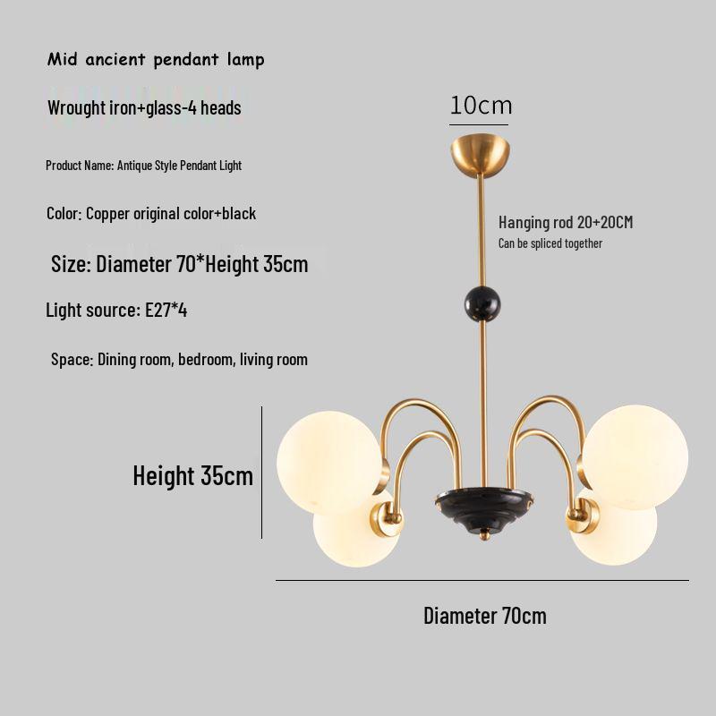 2025 Nordic Wabi-Sabi Chandelier: Mid-Century Bauhaus Style for Living Rooms & Dining Areas