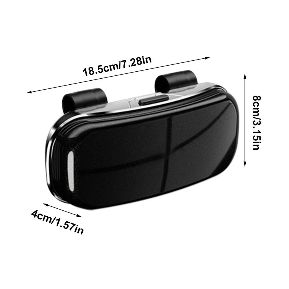 

Sunglasses Holder for Car Car Visor Organizer Vehicle Interior Glasses Organizer for Sedan SUV Truck Daily Use Commute Travel чорний