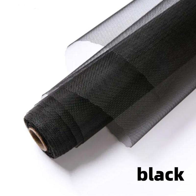 

Anti-mosquito Flies Window Screen Encrypted Thick Nylon Invisible Dustproof Insect Prevent Window Mesh Curtain Home Accessories 100cmx100cm чёрный