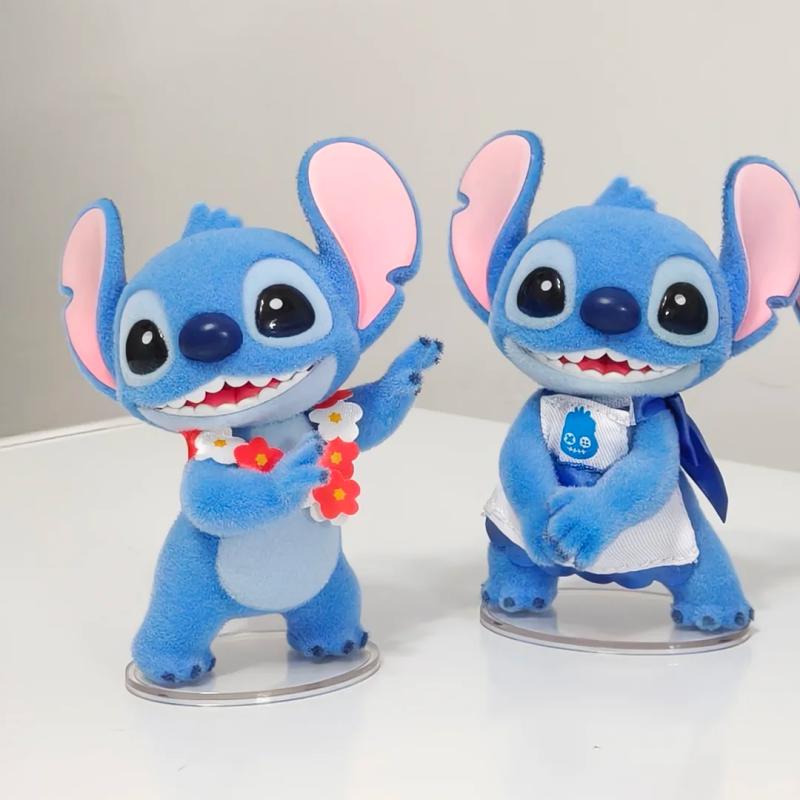 Toptoy  Hello Stitch Series Figurines es Cute Decorations Flocking Fashion Trend Toys Home Decoration