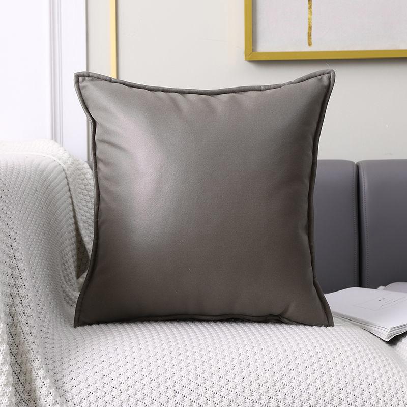 Tech Fabric Pillow Cover - Luxury Minimalist Cushion for Sofa, Office Chair, Bed Backrest & Modern Home Decor