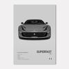 Famous Cars 812 458 296 Canvas Wall Art Print Poster 599XX SP3 F8 Decoration Mural Modern Home Decor Birthday Gift Unframed