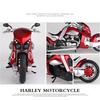 1/12 Tyrannosaurus Rex V-REX Alloy Racing Motorcycle Model Simulation Street Motorcycle Model Sound Light Kids Toys Gift