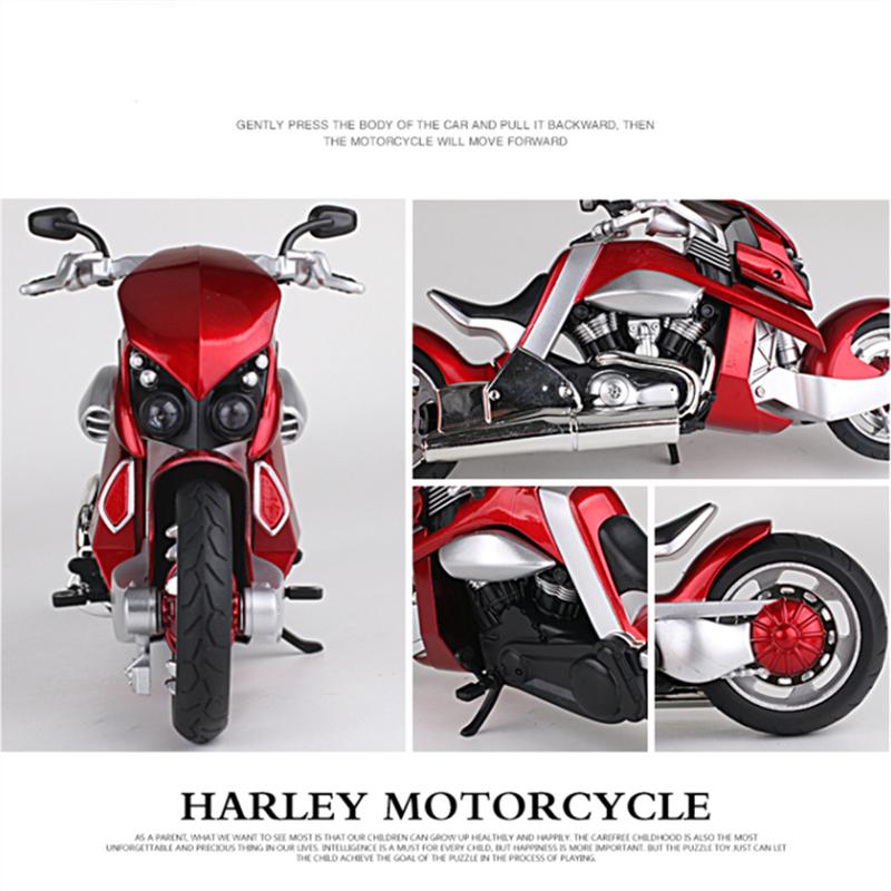 1/12 Tyrannosaurus Rex V-REX Alloy Racing Motorcycle Model Simulation Street Motorcycle Model Sound Light Kids Toys Gift