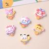 24/120PCS DIY Resin Accessories, Ice Cream Handmade Accessories, Hair Clips, Cream Glue Patches, Shoe Buckles, Accessories