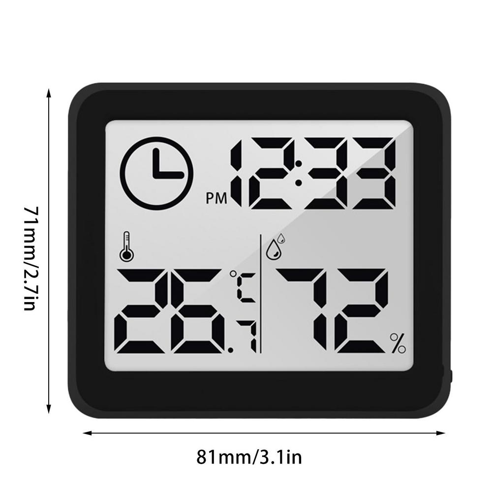 2022 LCD digitální teploměr vlhkoměr Vnitřní pokoj Elektronický měřič teploty vlhkosti Senzor Meteorologická stanice pro domácnost