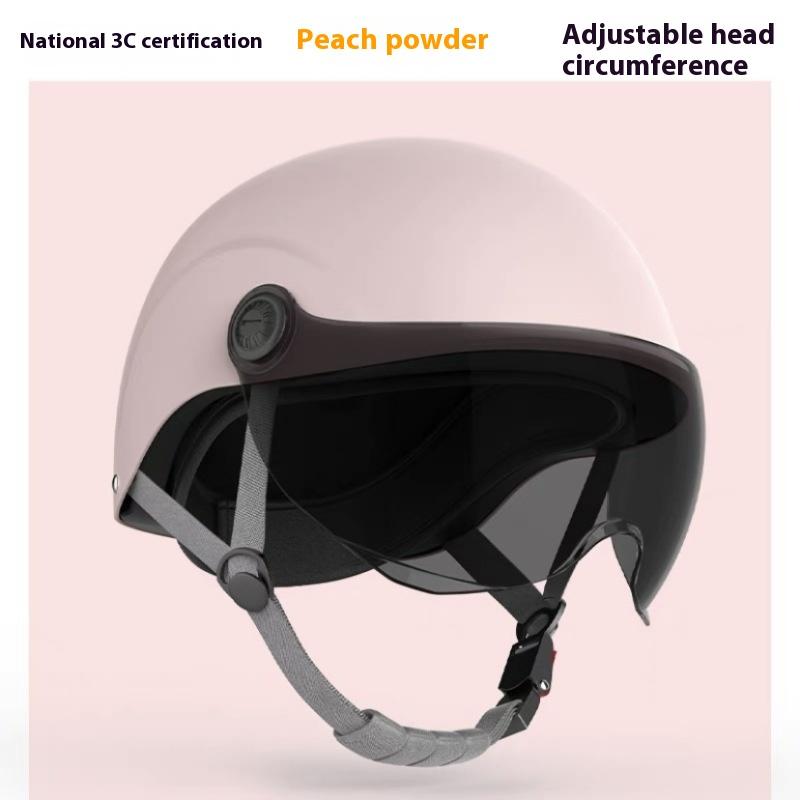 2024 Neuer Elektrofahrradhelm Sommer Motorrad Sonnenschutz Fahrhelm Herren Damen Universal Leichter Sicherheitshelm