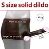 XXL Black Solid Silicone Realistic Dildo Pants Silicone Strap On Dildo Elastic Panties Realistic Penis Pants Masturbation Device