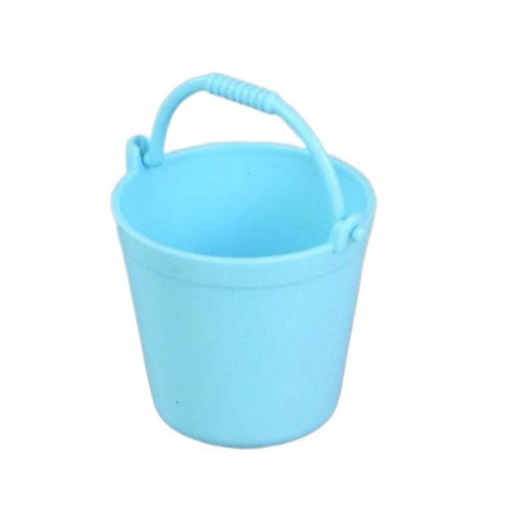 Miniature Dollhouse Mini Water Bucket Mini Decor Kitchen Pretnd Play Bucket  Children Gift