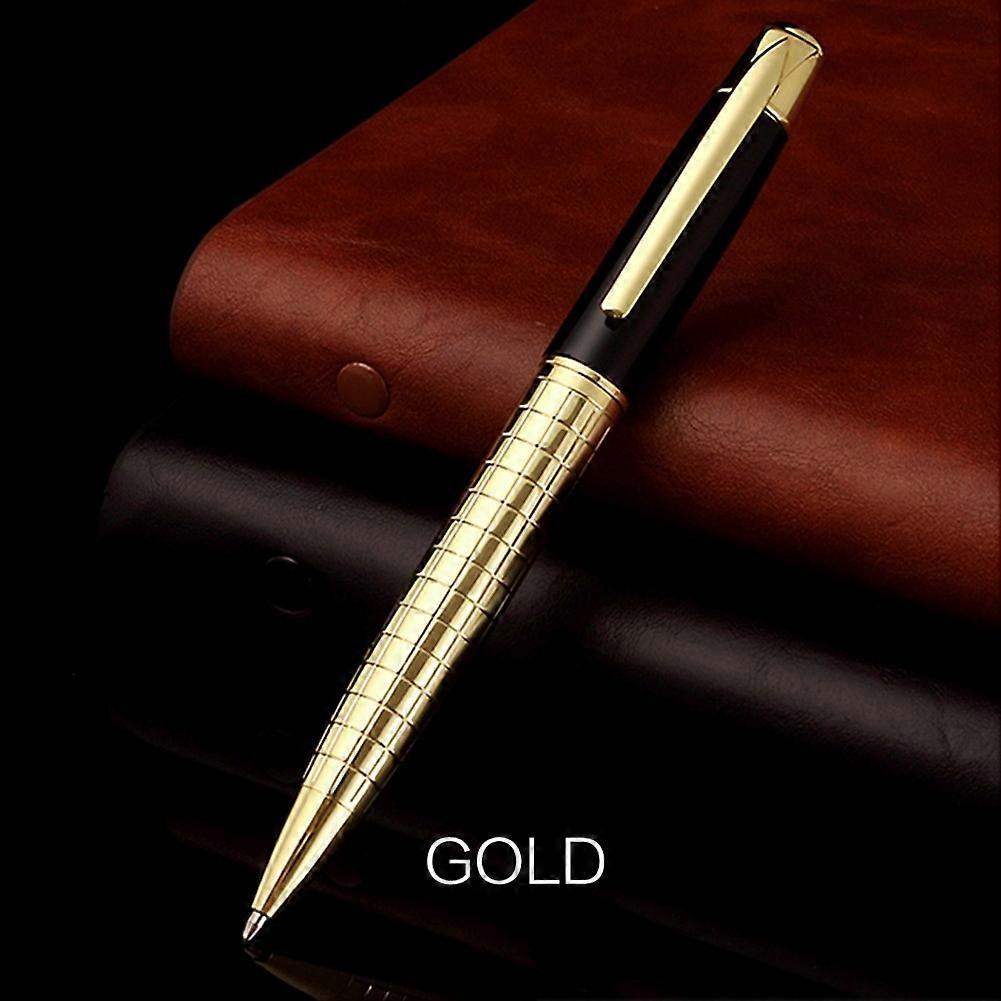 Retractable Twist Metal Ballpoint Pen Black Ink Medium Point 1.0mm  Writing Metal Ball Point Pen for School Business Office