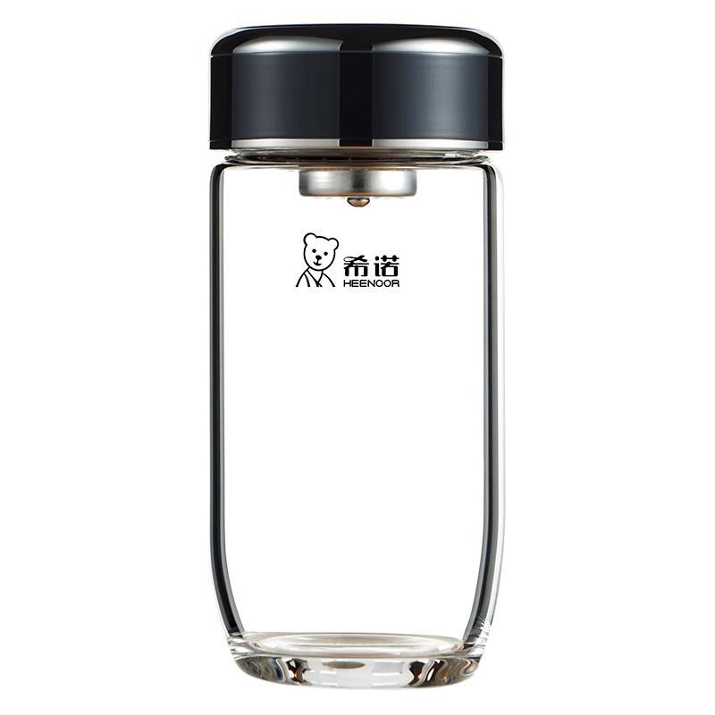 Heenoor Men s Borosilicate Glass Tea & Water Bottle